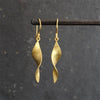 Twisted Gold Earrings