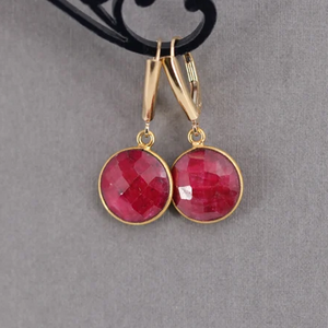 Red Cherry Crystal Earrings