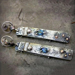 Blue Stone Handmade Earrings