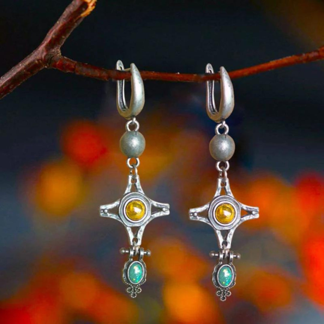 Aura earrings in silver