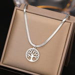 Tree of Life Pendant in Gold and Silver