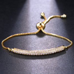 Zirconia Bracelet in Gold and Silver