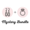 Mystery Earrings & Ring (adjustable) - Bundle