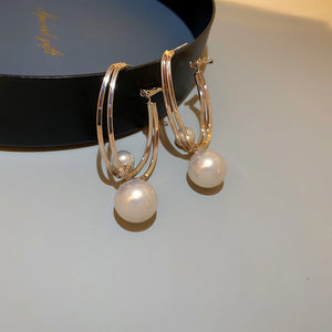 Vintage Charmming Pearl Earrings