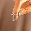 Adjustable Double Wave Ring