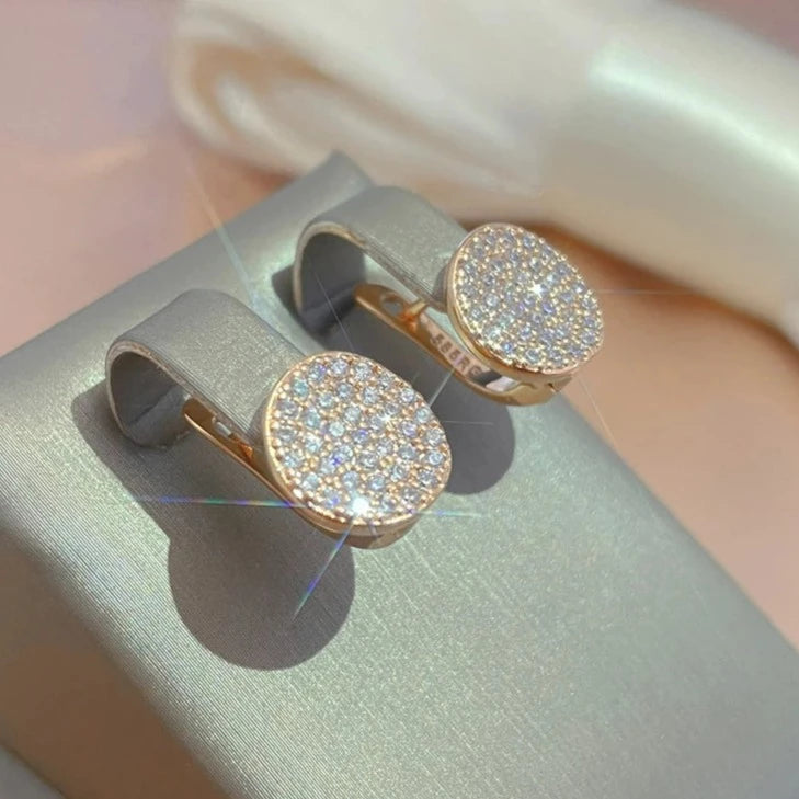 Gold Plated Shiny Earrings