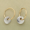 Gold Plated Hoops and Silver Plated Earrings