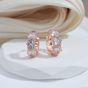 Elegant Crystal Encrusted Earrings