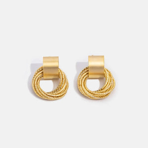Luxury Gold Hoop Earrings
